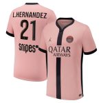 psg jordan third stadium shirt 2024-25 – kids with l.hernandez 21 printing Kits Collection | Shop PSG Gear