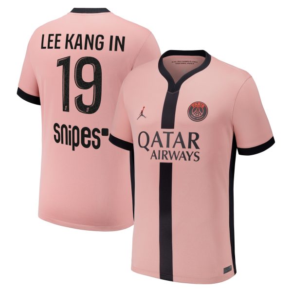 psg jordan third stadium shirt 2024-25 – kids with lee kang in 19 printing Kits Collection | Shop PSG Gear
