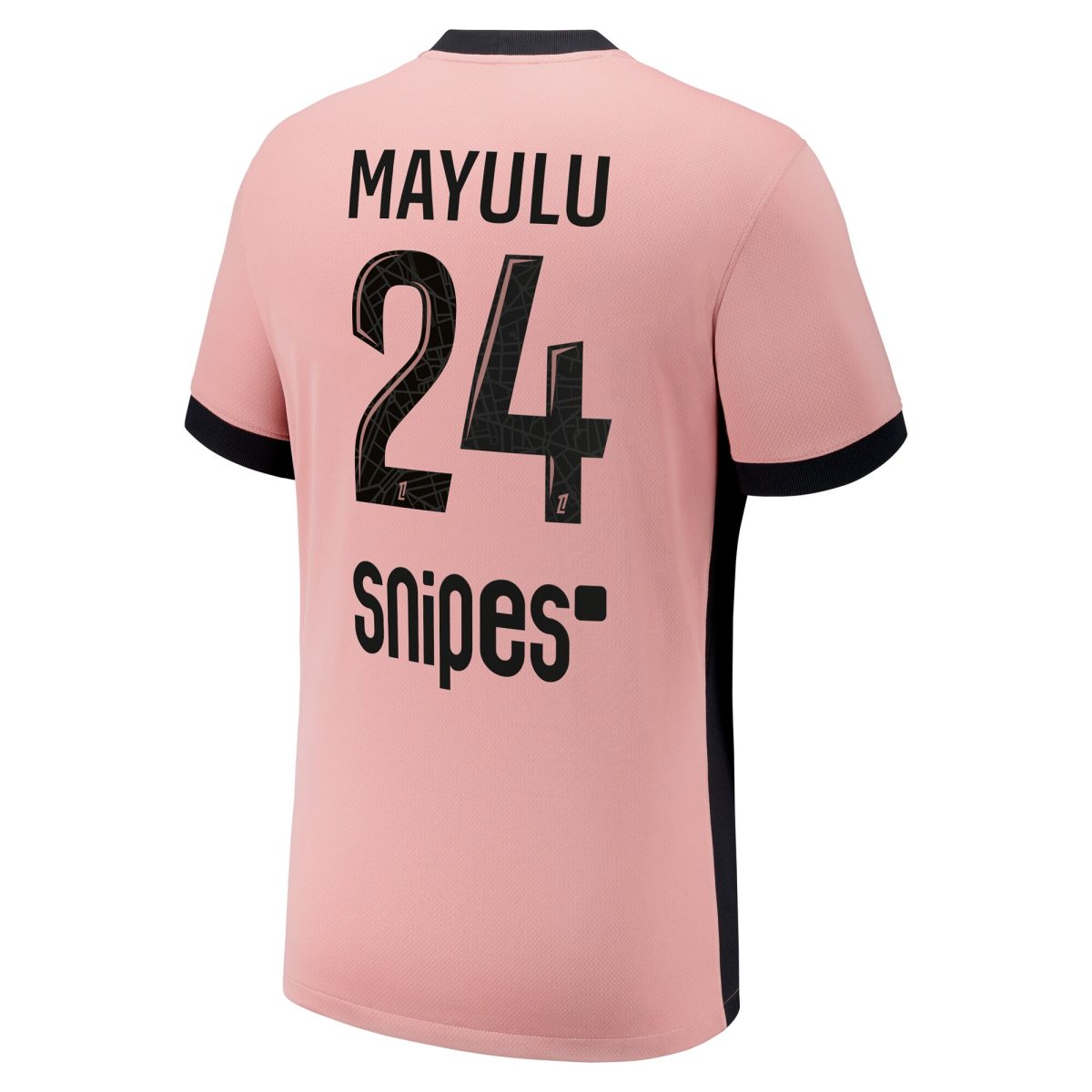 psg jordan third stadium shirt 2024-25 – kids with mayulu 24 printing Kits Collection | Shop PSG Gear