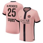 psg jordan third stadium shirt 2024-25 – kids with n.mendes 25 printing Kits Collection | Shop PSG Gear