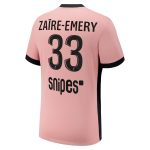 psg jordan third stadium shirt 2024-25 – kids with zaire-emery 33 printing Kits Collection | Shop PSG Gear