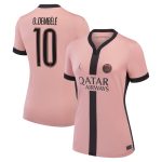 psg jordan third stadium shirt 2024-25 – womens with cup printing o.dembele 10 Kits Collection | Shop PSG Gear