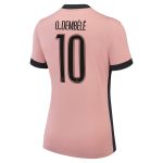 psg jordan third stadium shirt 2024-25 – womens with cup printing o.dembele 10 Kits Collection | Shop PSG Gear