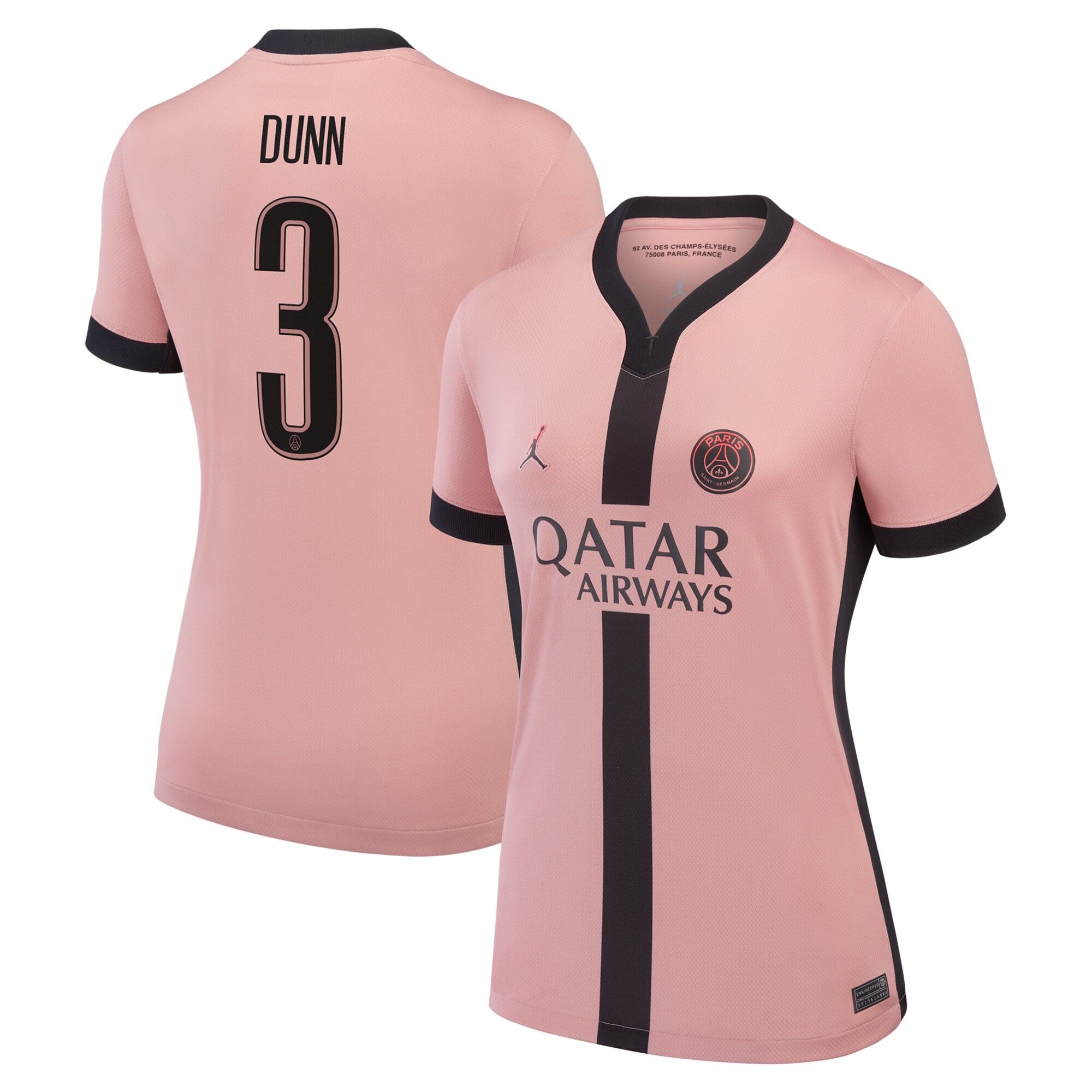 psg jordan third stadium shirt 2024-25 – womens with dunn 3 printing Kits Collection | Shop PSG Gear