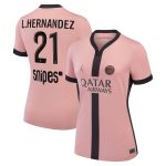 psg jordan third stadium shirt 2024-25 – womens with l.hernandez 21 printing Kits Collection | Shop PSG Gear