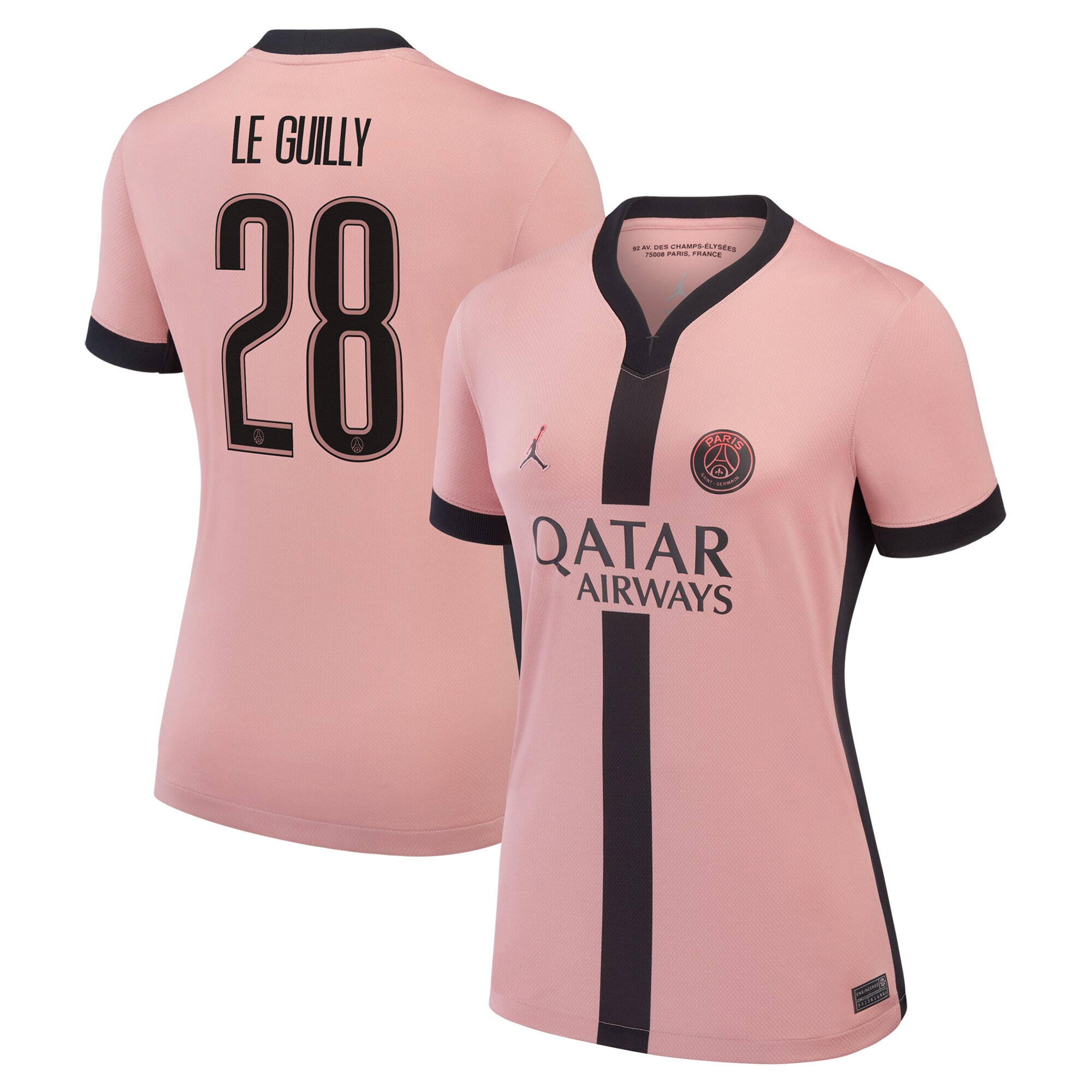 psg jordan third stadium shirt 2024-25 – womens with le guilly 28 printing Kits Collection | Shop PSG Gear
