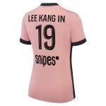 psg jordan third stadium shirt 2024-25 – womens with lee kang in 19 printing Kits Collection | Shop PSG Gear