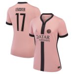 psg jordan third stadium shirt 2024-25 – womens with leuchter 17 printing Kits Collection | Shop PSG Gear
