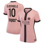 psg jordan third stadium shirt 2024-25 – womens with o.dembele 10 printing Kits Collection | Shop PSG Gear
