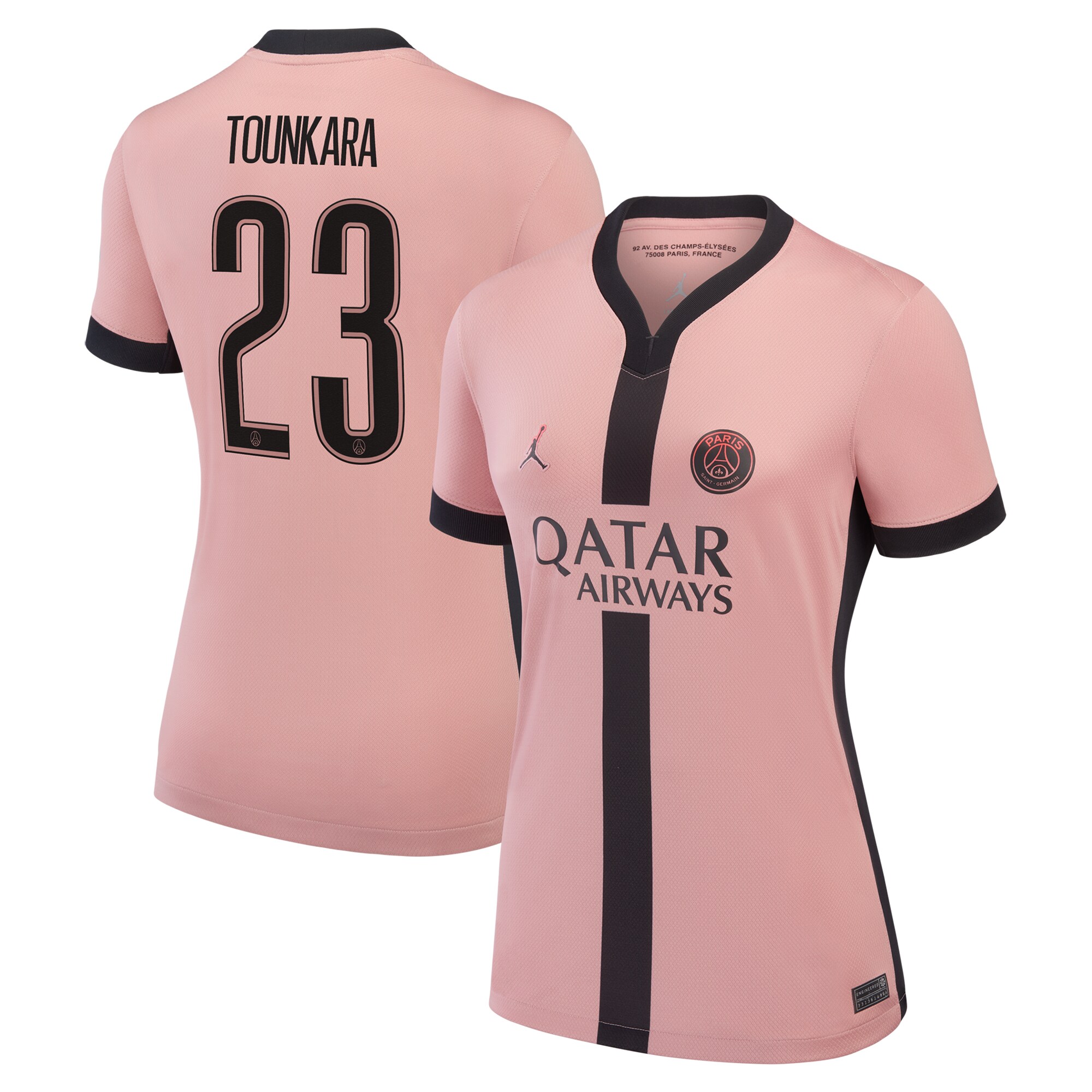 psg jordan third stadium shirt 2024-25 – womens with tounkara 23 printing Kits Collection | Shop PSG Gear