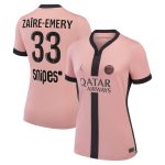 psg jordan third stadium shirt 2024-25 – womens with zaire-emery 33 printing Kits Collection | Shop PSG Gear