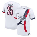 psg nike away dri fit adv match shirt 2024-25 with cup printing beraldo 35 Kits Collection | Shop PSG Gear
