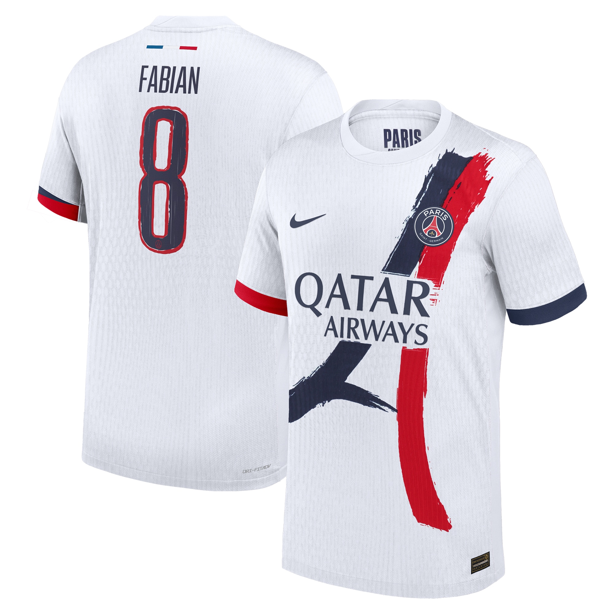 psg nike away dri fit adv match shirt 2024-25 with cup printing fabian 8 Kits Collection | Shop PSG Gear