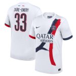 psg nike away dri fit adv match shirt 2024-25 with cup printing zaire-emery 33 Kits Collection | Shop PSG Gear