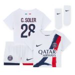 psg nike away stadium kit 2024-2025 – infants with c. soler 28 printing Kits Collection | Shop PSG Gear