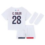 psg nike away stadium kit 2024-2025 – infants with c. soler 28 printing Kits Collection | Shop PSG Gear