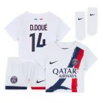 psg nike away stadium kit 2024-2025 – infants with d.doue 14 printing Kits Collection | Shop PSG Gear