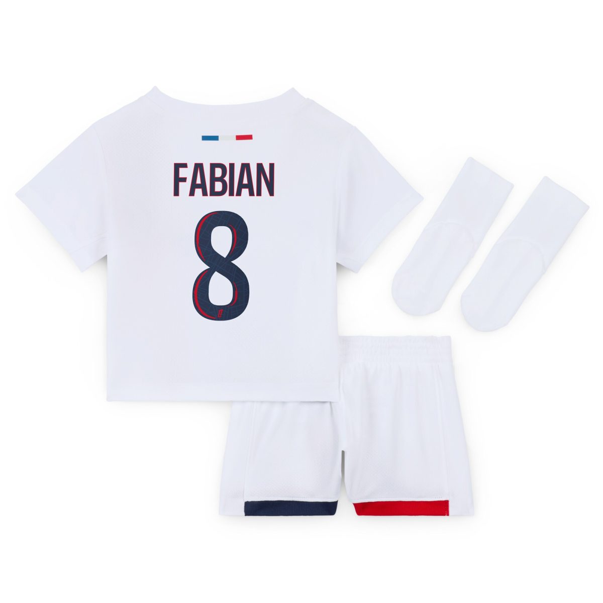 psg nike away stadium kit 2024-2025 – infants with fabian 8 printing Kits Collection | Shop PSG Gear