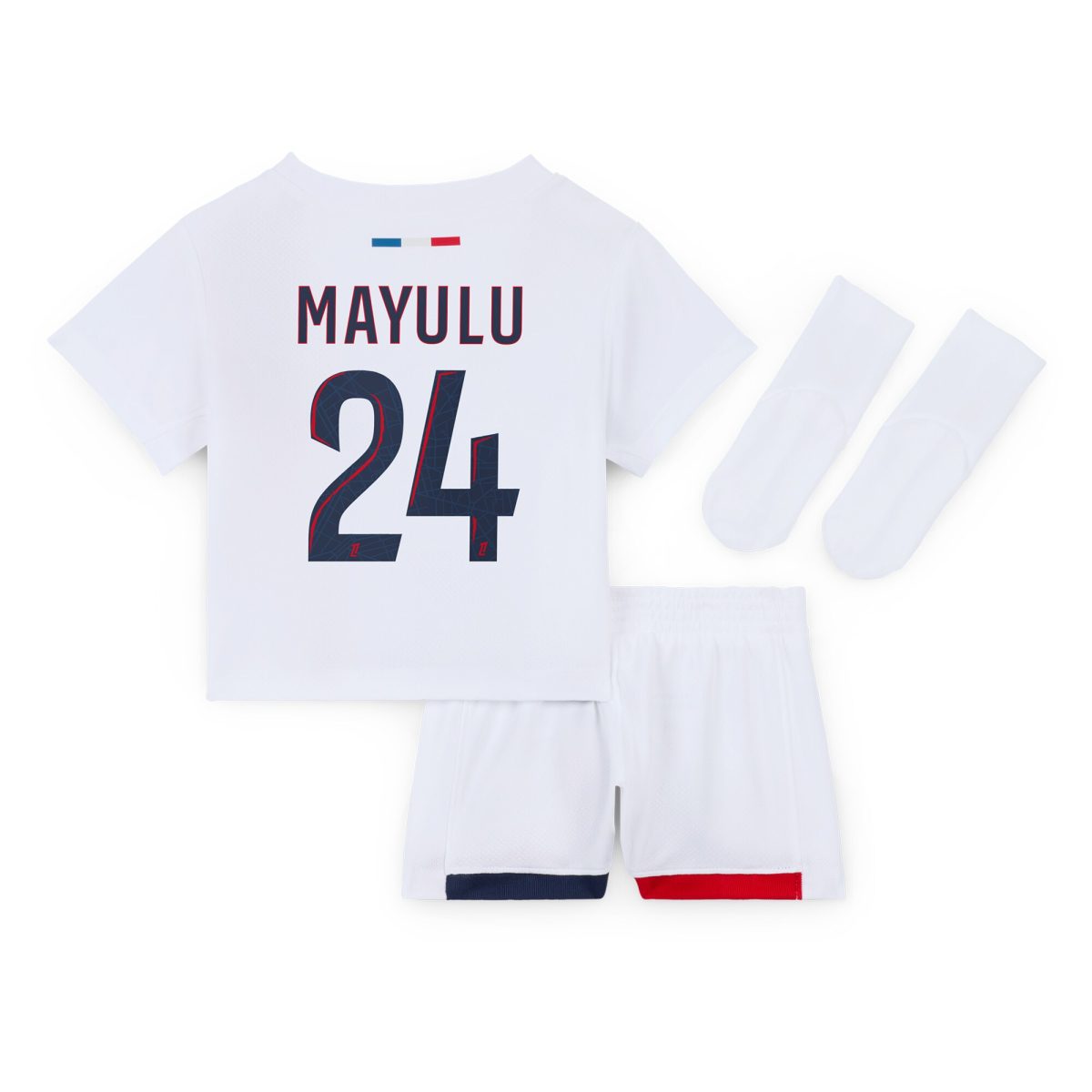 psg nike away stadium kit 2024-2025 – infants with mayulu 24 printing Kits Collection | Shop PSG Gear