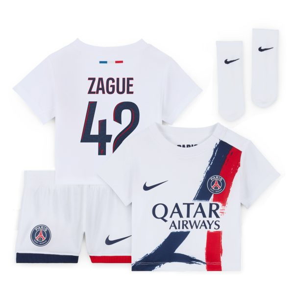 psg nike away stadium kit 2024-2025 – infants with zague 42 printing Kits Collection | Shop PSG Gear