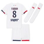 psg nike away stadium kit 2024-2025 – little kids with fabian 8 printing Kits Collection | Shop PSG Gear