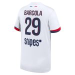 psg nike away stadium shirt 2024-2025 – kids with barcola 29 printing Kits Collection | Shop PSG Gear