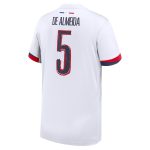 psg nike away stadium shirt 2024-2025 – kids with de almeida 5 printing Kits Collection | Shop PSG Gear