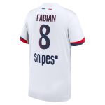 psg nike away stadium shirt 2024-2025 – kids with fabian 8 printing Kits Collection | Shop PSG Gear