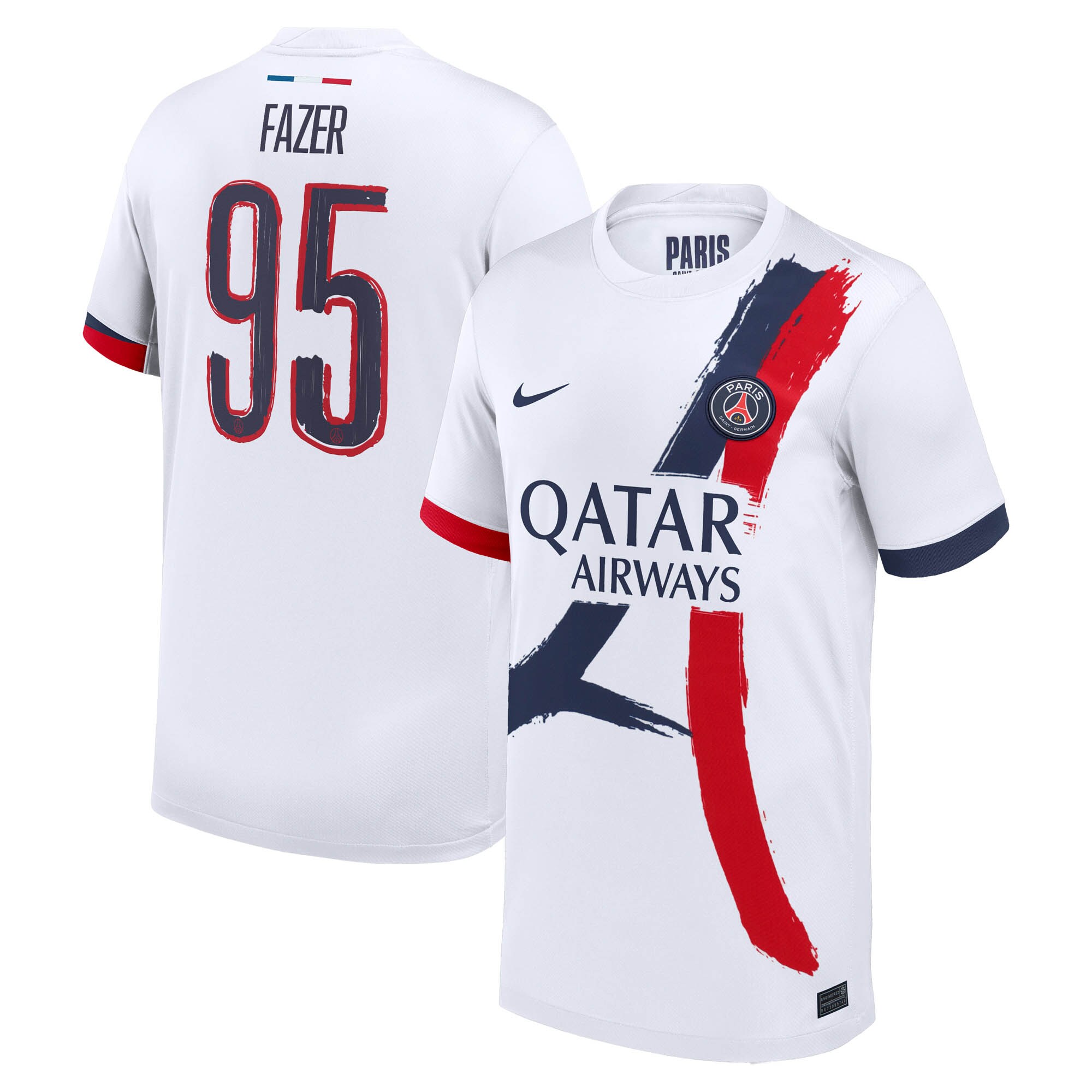 psg nike away stadium shirt 2024-2025 – kids with fazer 95 printing Kits Collection | Shop PSG Gear