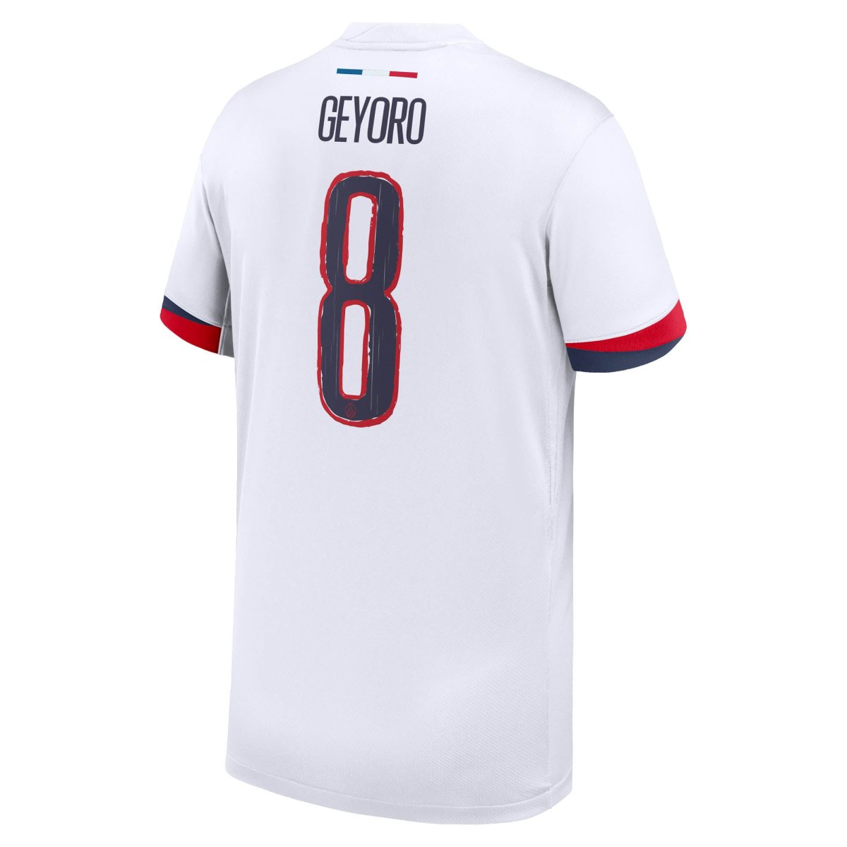psg nike away stadium shirt 2024-2025 – kids with geyoro 8 printing Kits Collection | Shop PSG Gear