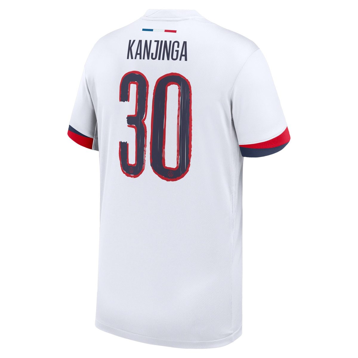 psg nike away stadium shirt 2024-2025 – kids with kanjinga 30 printing Kits Collection | Shop PSG Gear