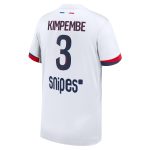 psg nike away stadium shirt 2024-2025 – kids with kimpembe 3 printing Kits Collection | Shop PSG Gear
