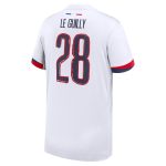 psg nike away stadium shirt 2024-2025 – kids with le guilly 28 printing Kits Collection | Shop PSG Gear