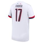 psg nike away stadium shirt 2024-2025 – kids with leuchter 17 printing Kits Collection | Shop PSG Gear