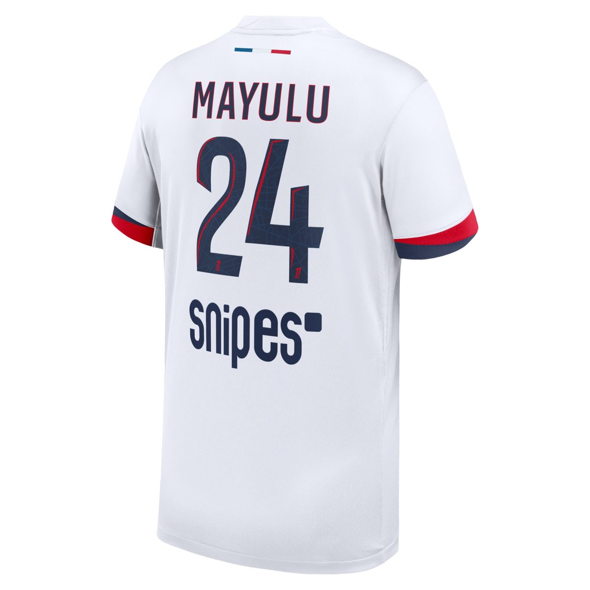 psg nike away stadium shirt 2024-2025 – kids with mayulu 24 printing Kits Collection | Shop PSG Gear