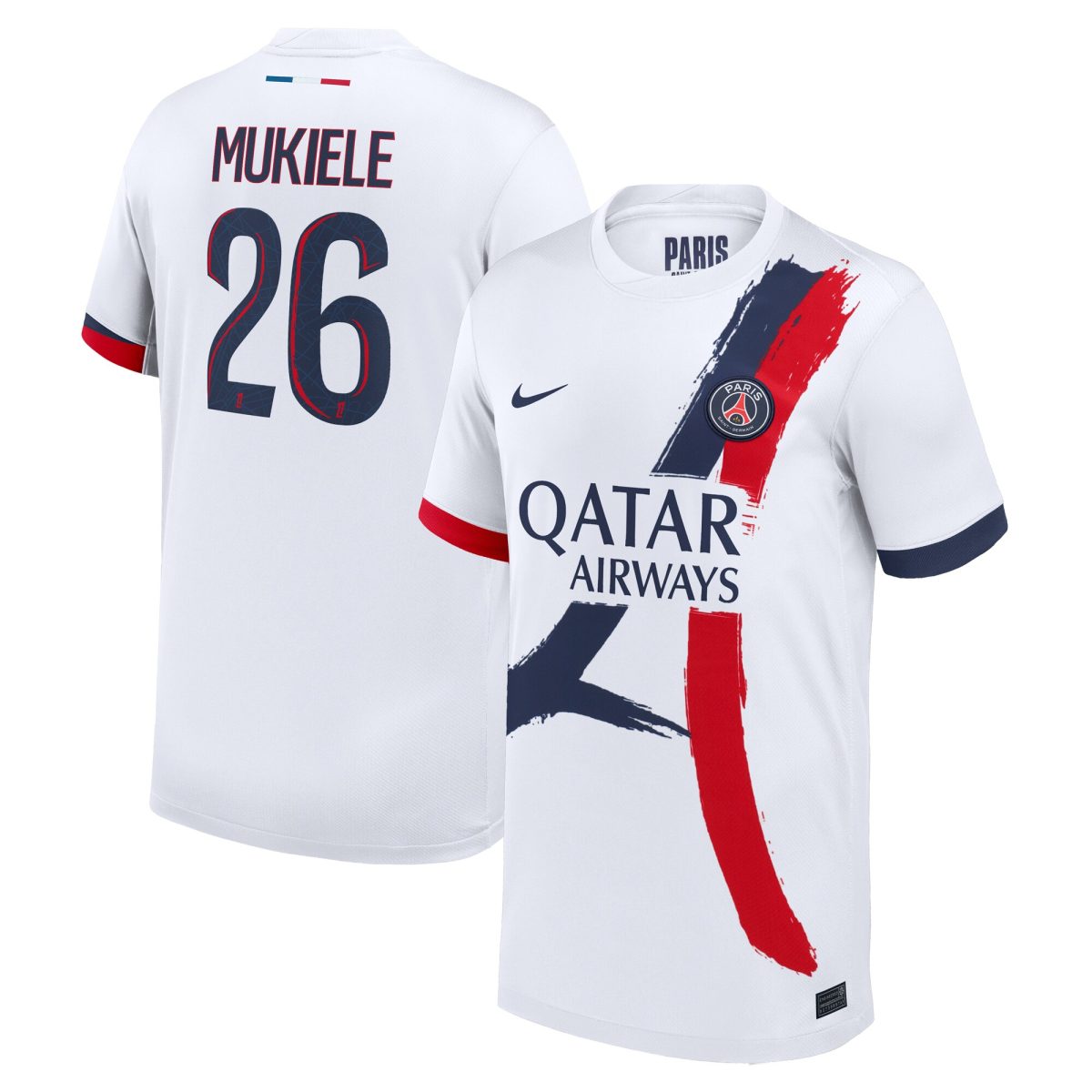 psg nike away stadium shirt 2024-2025 – kids with mukiele 26 printing Kits Collection | Shop PSG Gear