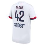 psg nike away stadium shirt 2024-2025 – kids with zague 42 printing Kits Collection | Shop PSG Gear