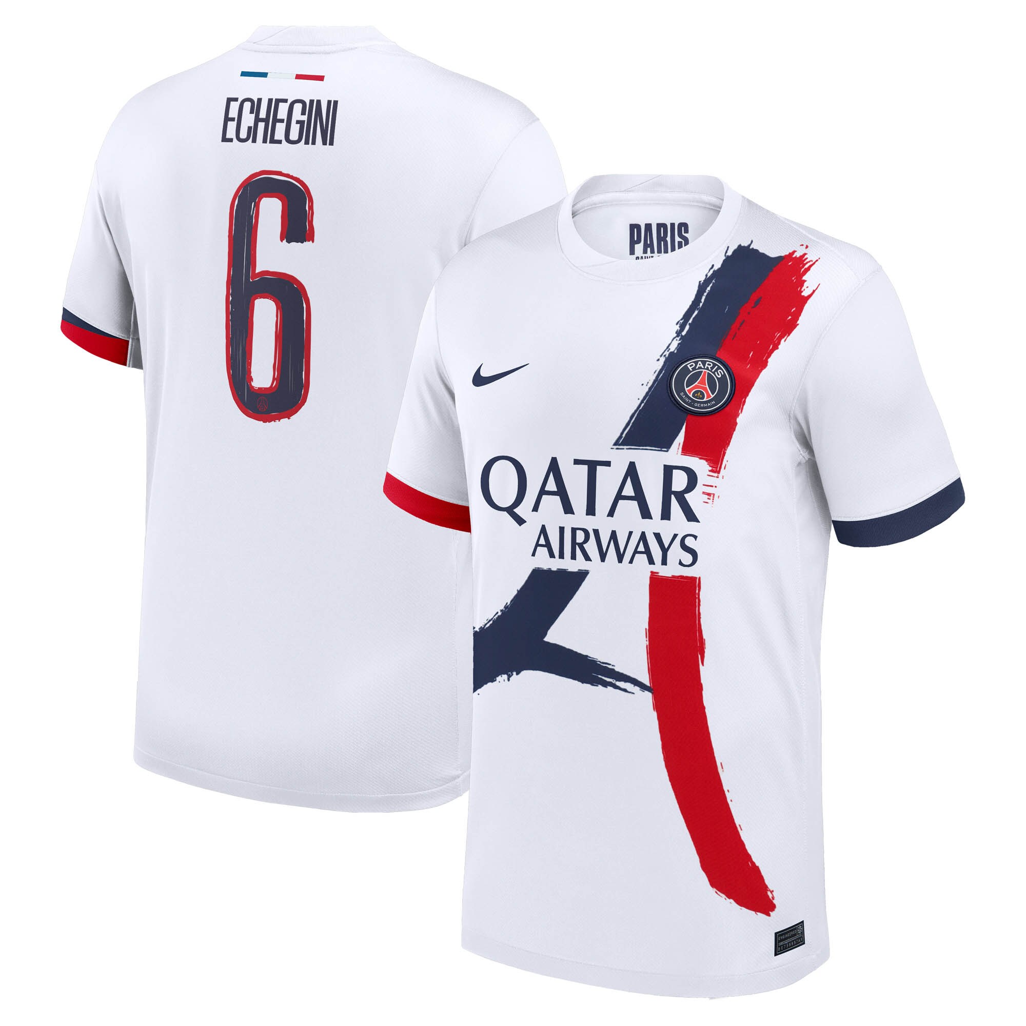 psg nike away stadium shirt 2024-2025 with echegini 6 printing Kits Collection | Shop PSG Gear