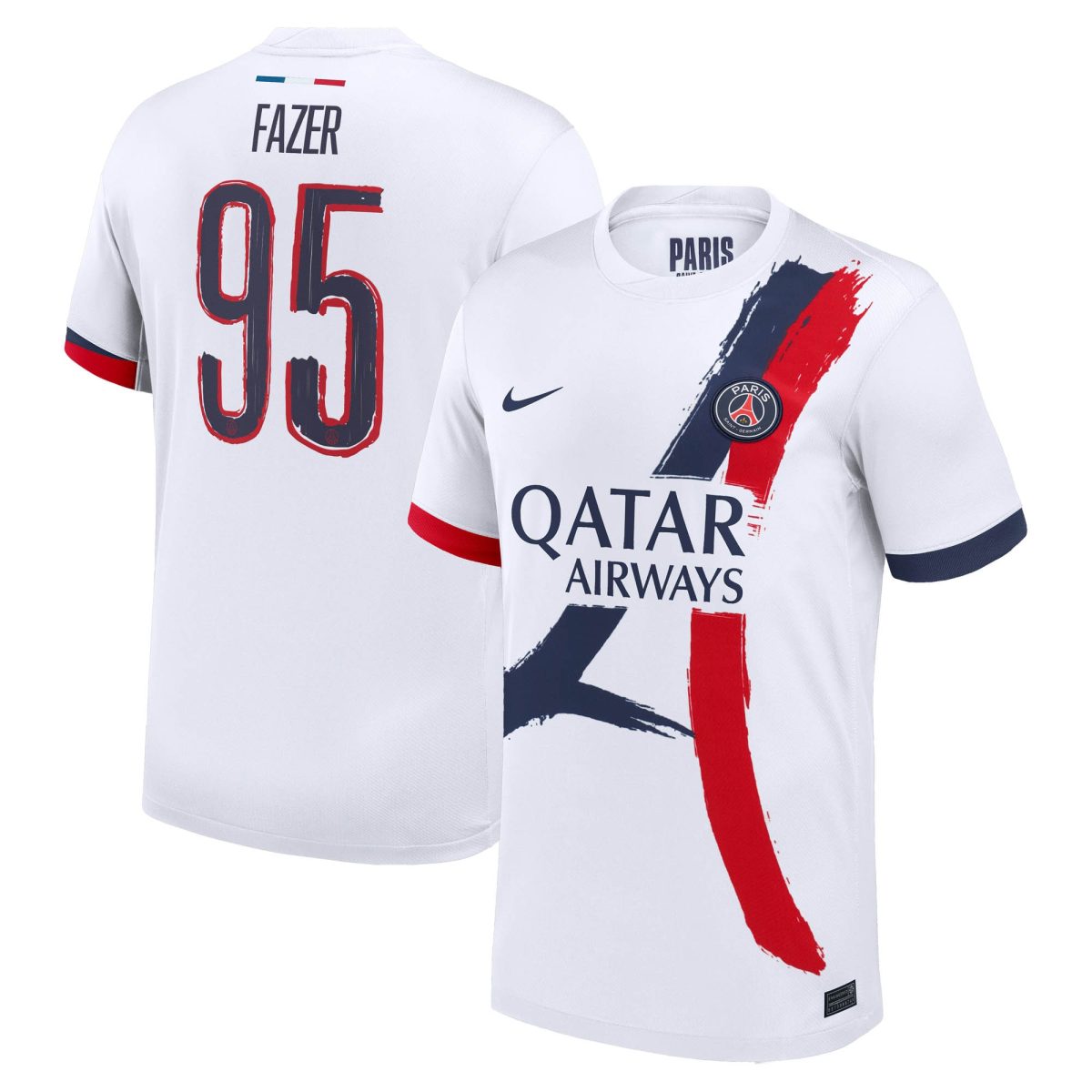 psg nike away stadium shirt 2024-2025 with fazer 95 printing Kits Collection | Shop PSG Gear
