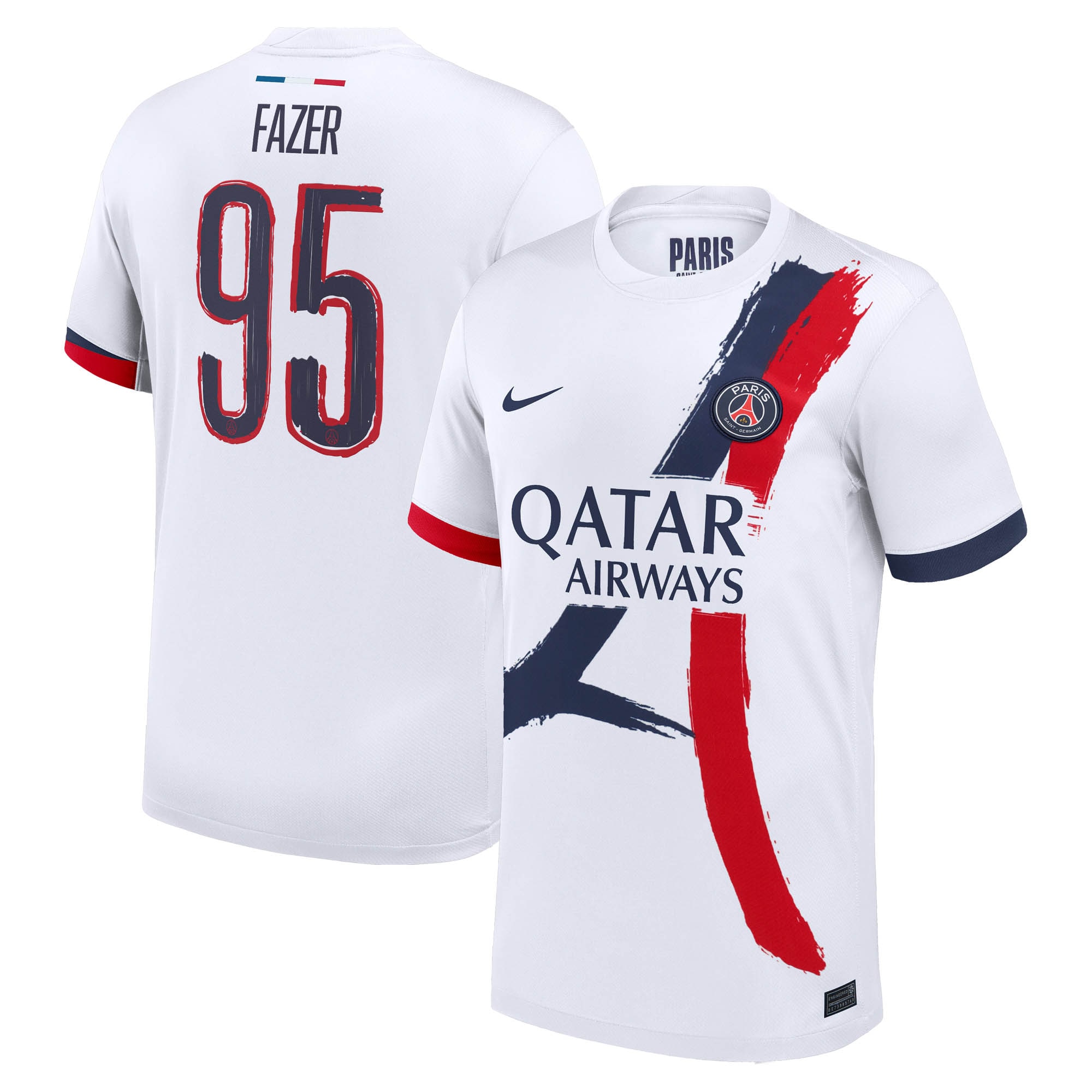 psg nike away stadium shirt 2024-2025 with fazer 95 printing Kits Collection | Shop PSG Gear