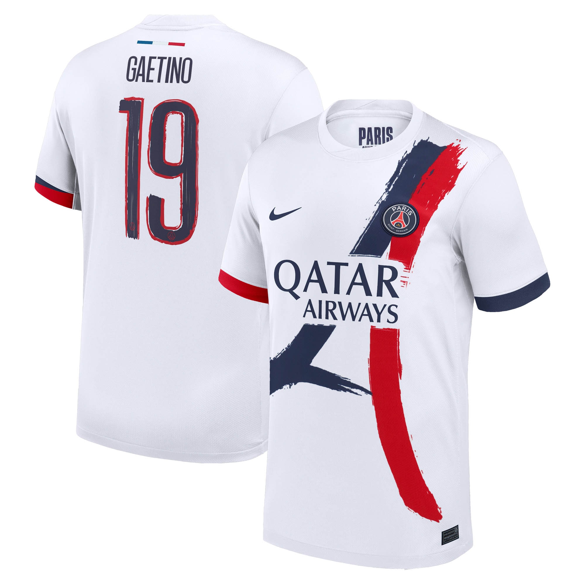 psg nike away stadium shirt 2024-2025 with gaetino 19 printing Kits Collection | Shop PSG Gear