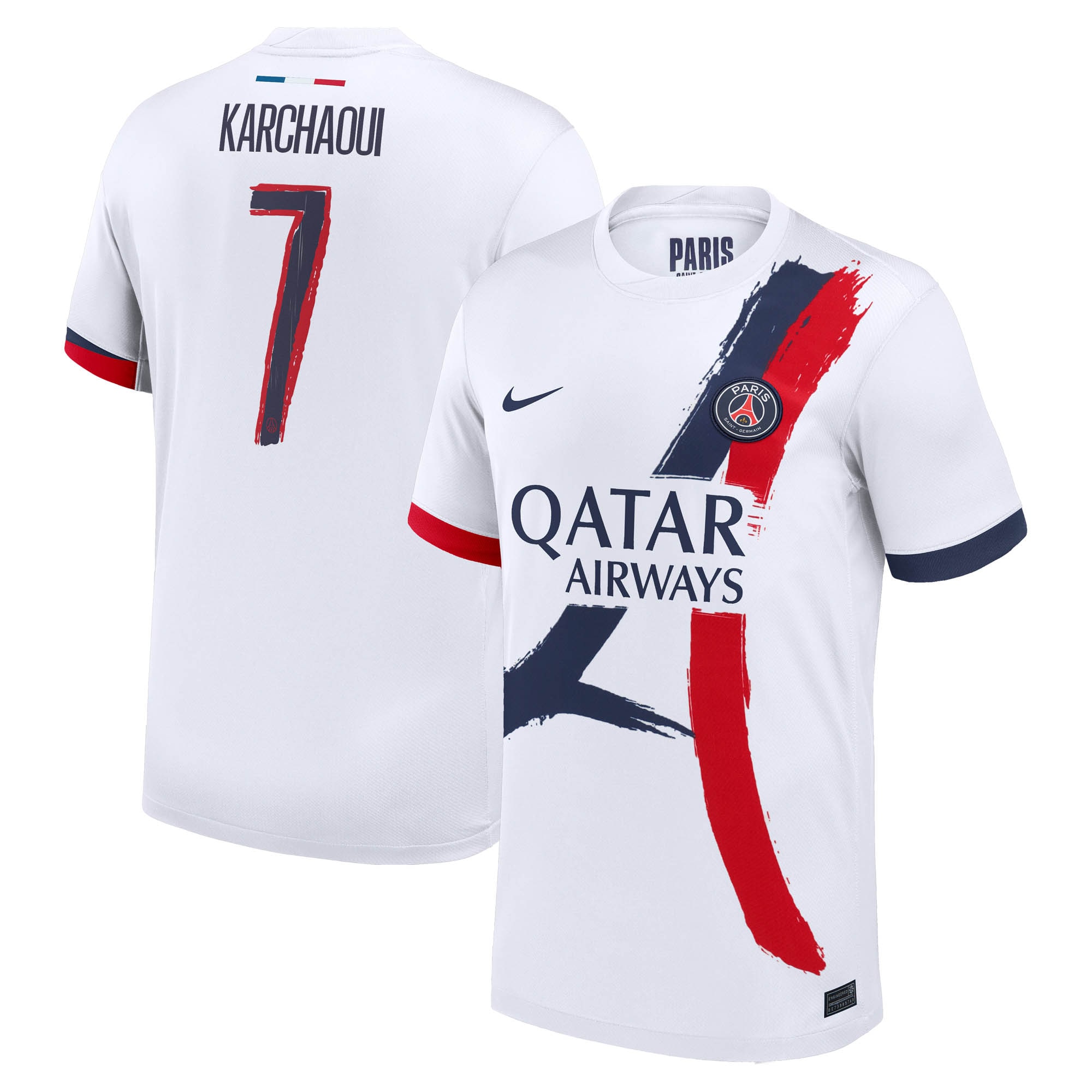 psg nike away stadium shirt 2024-2025 with karchaoui 7 printing Kits Collection | Shop PSG Gear