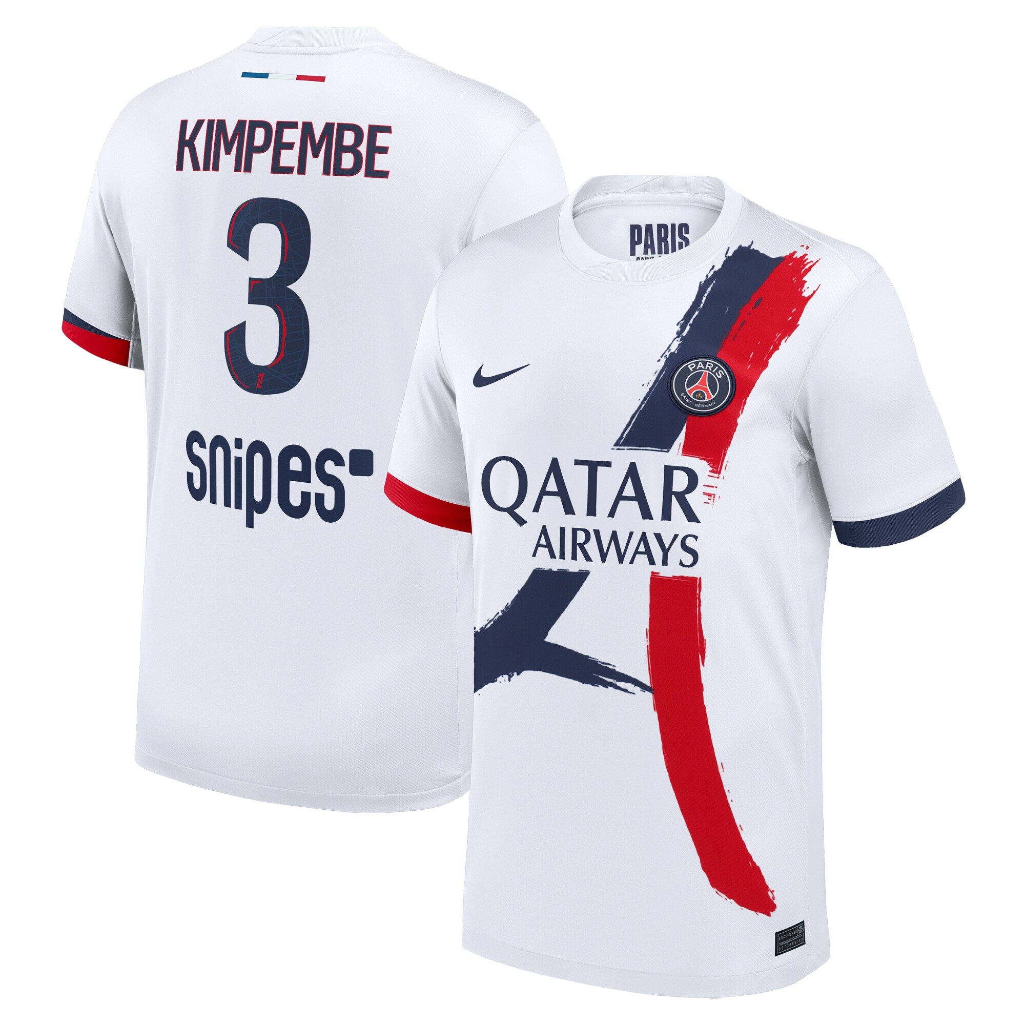 psg nike away stadium shirt 2024-2025 with kimpembe 3 printing Kits Collection | Shop PSG Gear