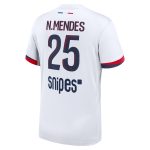 psg nike away stadium shirt 2024-2025 with n.mendes 25 printing Kits Collection | Shop PSG Gear