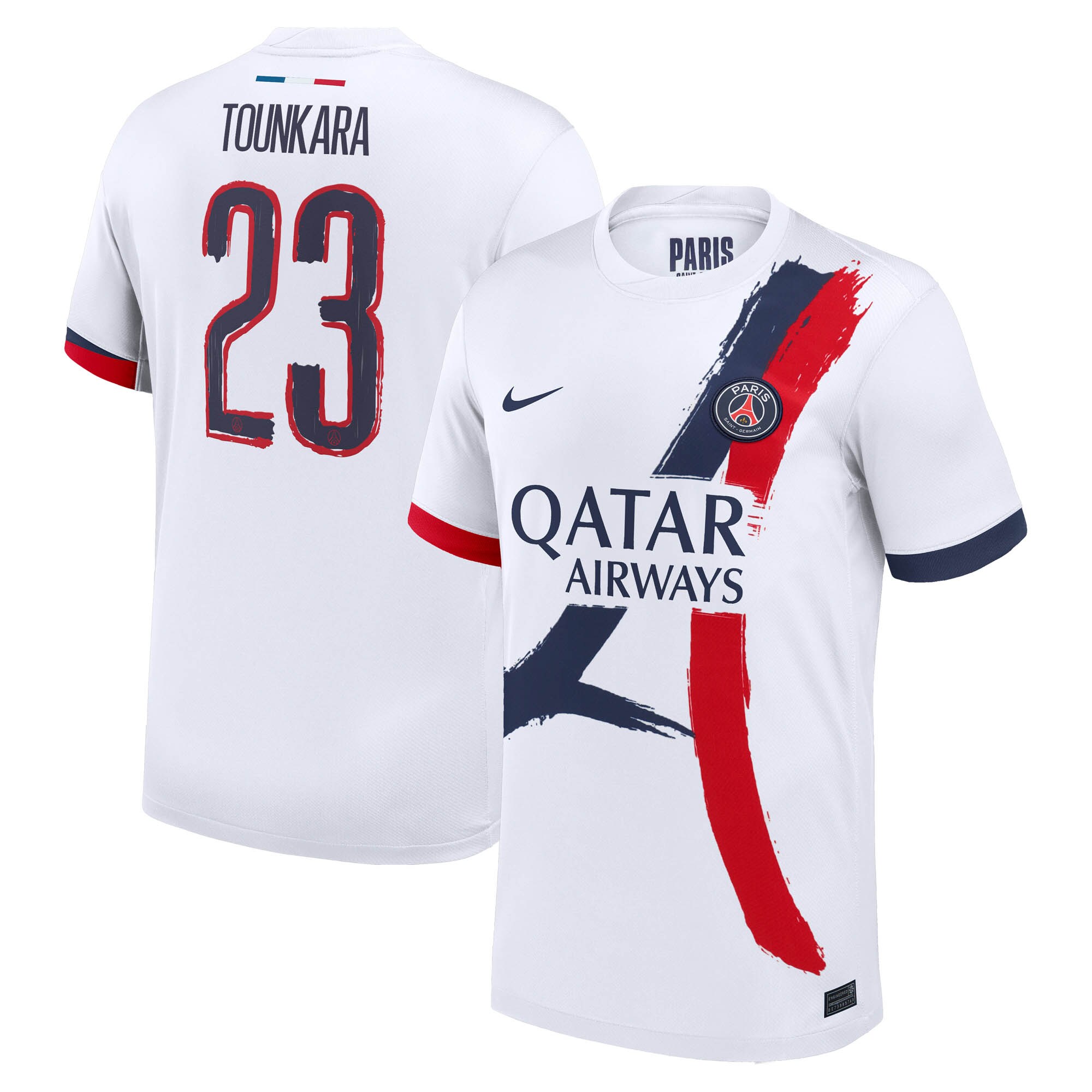 psg nike away stadium shirt 2024-2025 with tounkara 23 printing Kits Collection | Shop PSG Gear