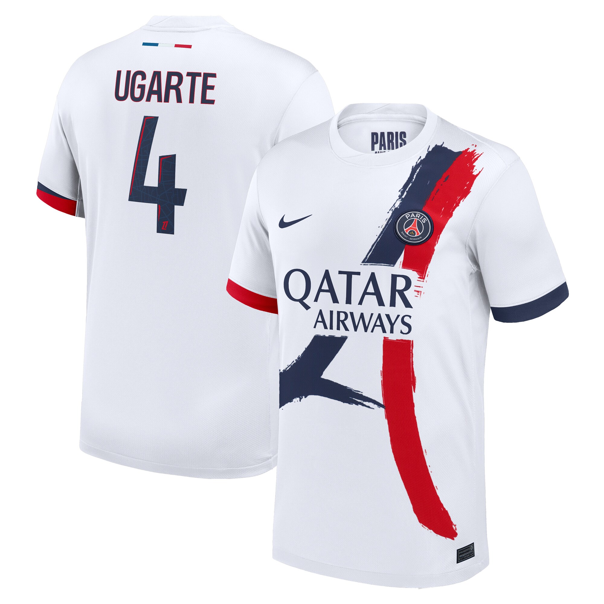 psg nike away stadium shirt 2024-2025 with ugarte 4 printing Kits Collection | Shop PSG Gear