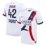 psg nike away stadium shirt 2024-2025 with zague 42 printing Kits Collection | Shop PSG Gear