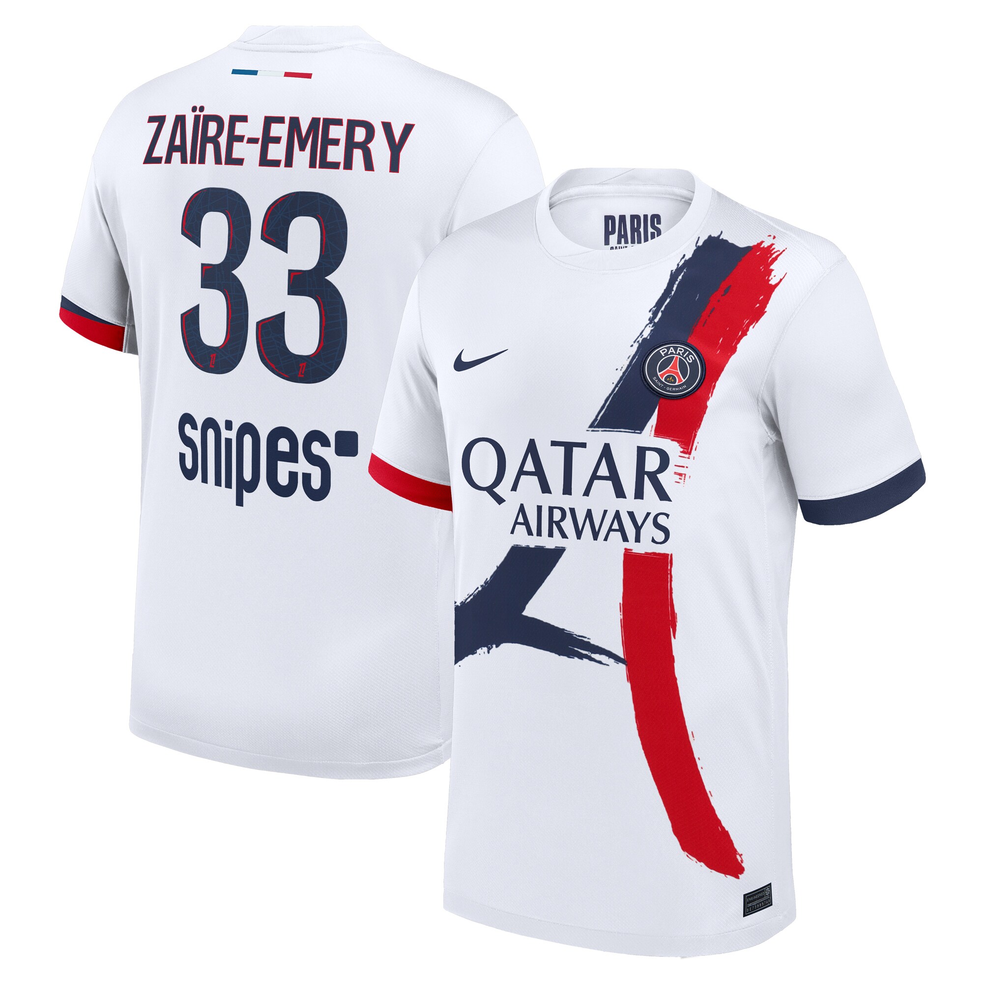 psg nike away stadium shirt 2024-2025 with zaire-emery 33 printing Kits Collection | Shop PSG Gear