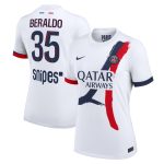 psg nike away stadium shirt 2024-2025 – womens with beraldo 35 printing Kits Collection | Shop PSG Gear