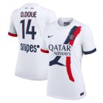 psg nike away stadium shirt 2024-2025 – womens with d.doue 14 printing Kits Collection | Shop PSG Gear